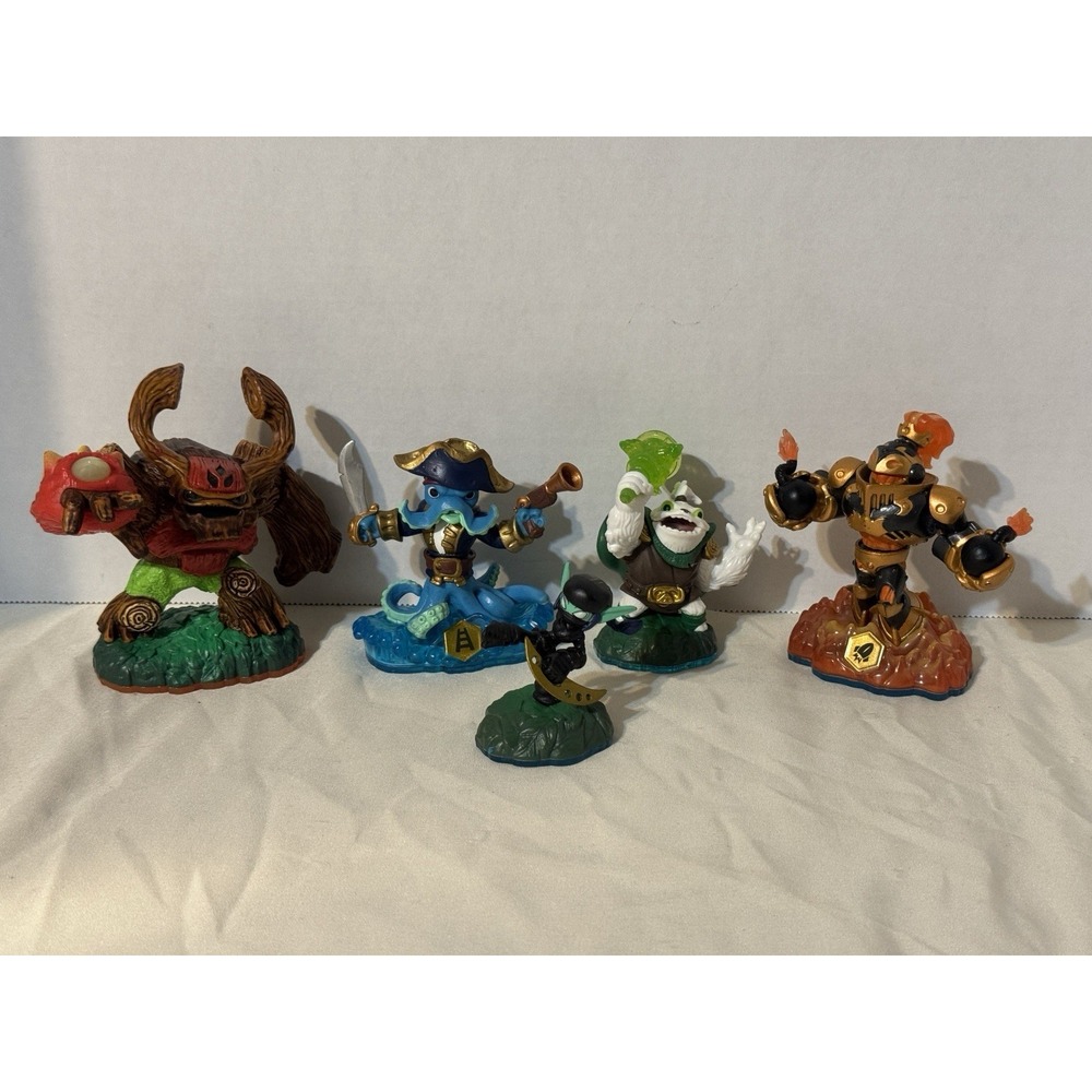 Lot‎ of 5 Skylanders Figures Swap Force Trap Team Activision 2013-2015